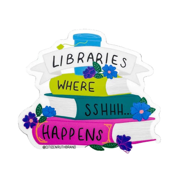 CTR Libraries Sticker -  - Stickers - Feliz Modern