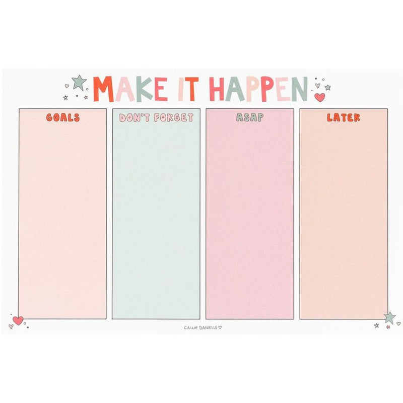 CLLDL Make It Happen To-Do Notepad -  - Office & Stationery - Feliz Modern