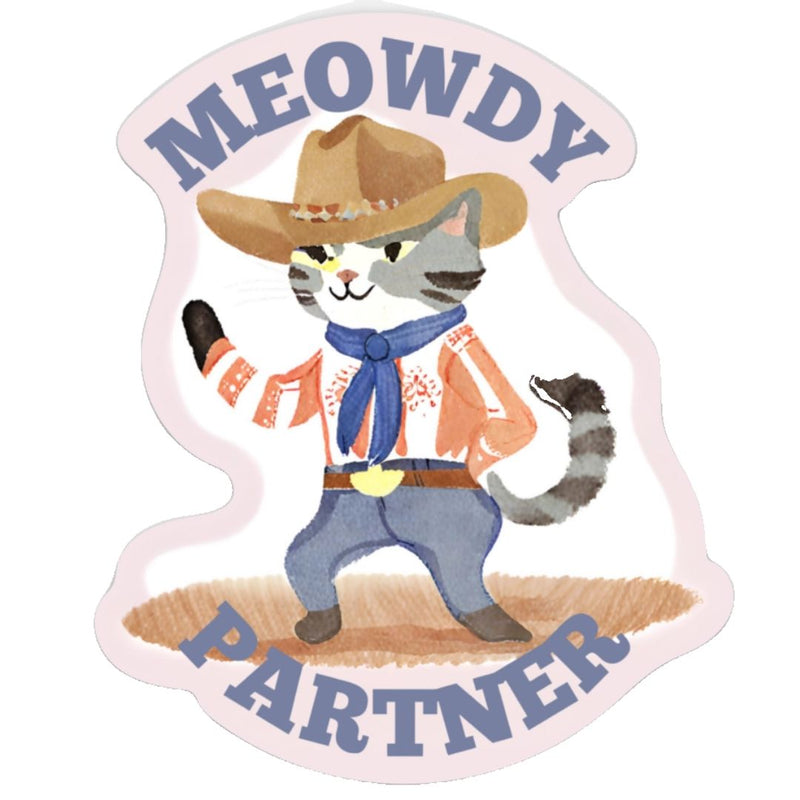 IAP Meowdy Partner Sticker -  - Stickers - Feliz Modern