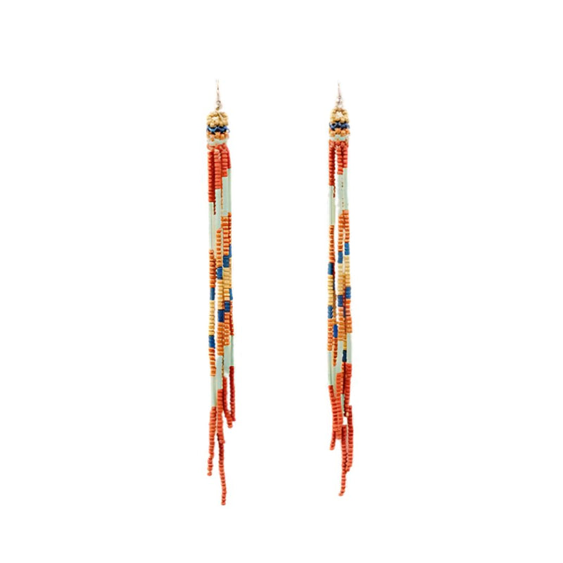 AIPO Multicolor Fringe Earrings -  - Earrings - Feliz Modern