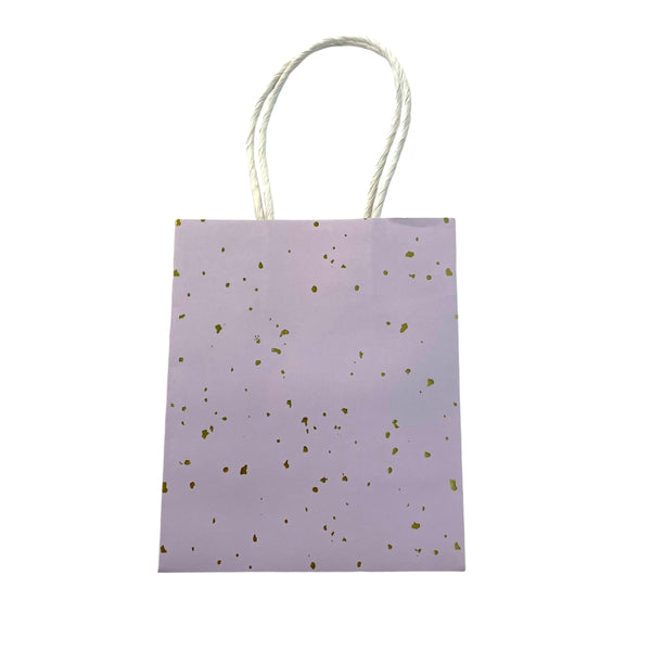 PPSW Bright Colored Gold Speckled Gift Bag - Lavender - Gifting Supplies - Feliz Modern