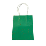 PPSW Bright Colored Gold Speckled Gift Bag - Green - Gifting Supplies - Feliz Modern