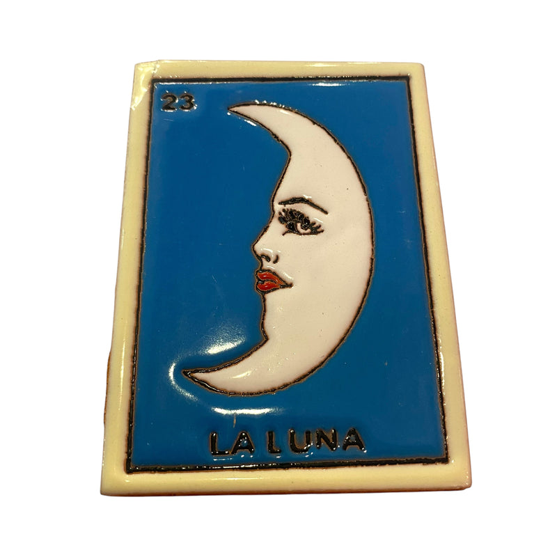 AAES Loteria Tile - La Luna - Coasters - Feliz Modern