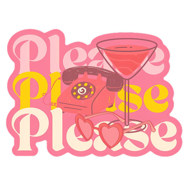 IAP* Please Sticker - - Stickers - Feliz Modern