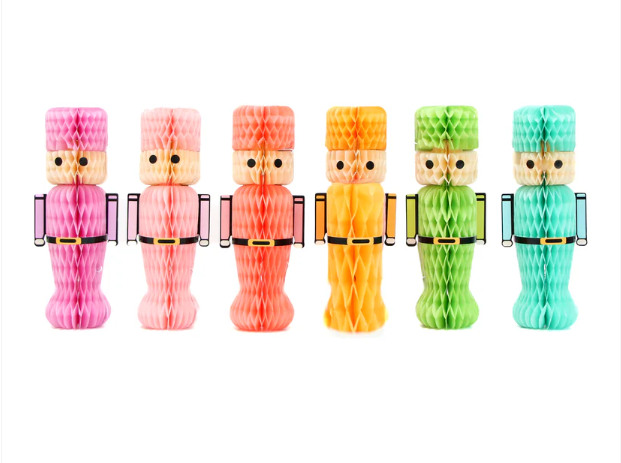 KAC Honeycomb Rainbow Nutcrackers -  - Christmas - Feliz Modern