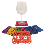 BUI Viva La Vida Papel Picado Coasters - - Coasters - Feliz Modern