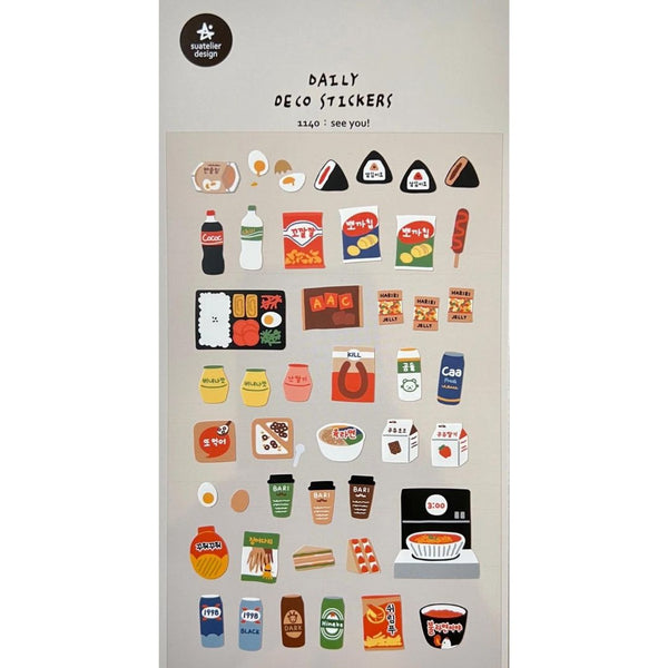 BCM Snack Time Stickers -  - Stickers - Feliz Modern