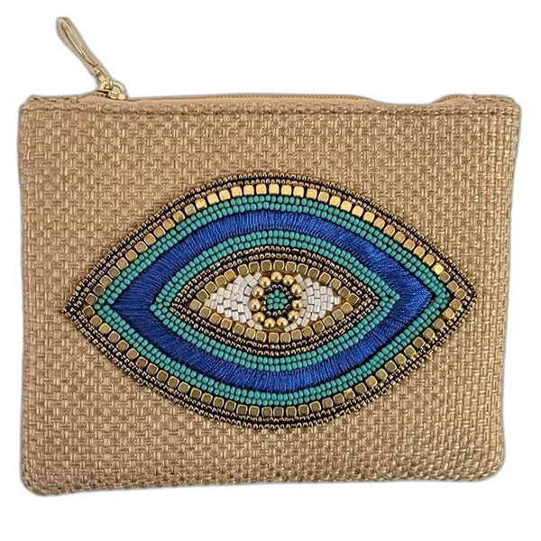 RKID Evil Eye Beaded Pouch -  - Bags - Feliz Modern