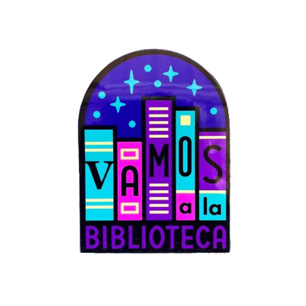 RAK Vamos a La Biblioteca Sticker -  - Stickers - Feliz Modern