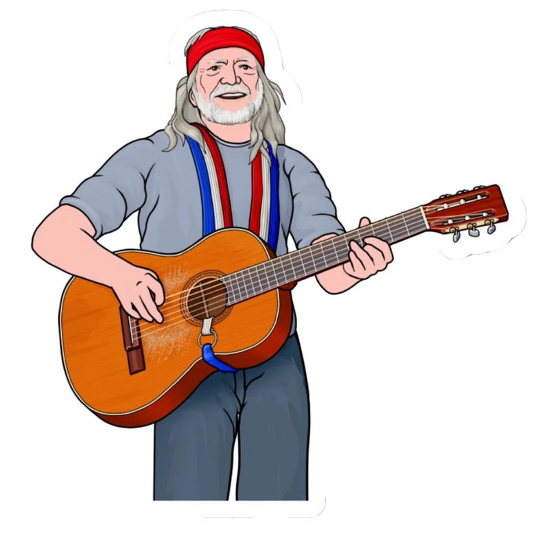 IAP Guitar WIllie Sticker -  - Stickers - Feliz Modern