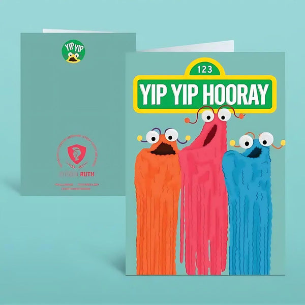 CTR Yip Yip Hooray Card -  - Cards - Feliz Modern