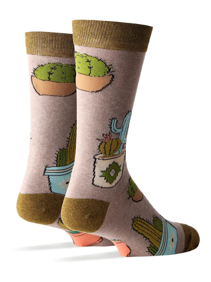 OHYS Cactus Men's Crew Socks -  - Socks - Feliz Modern