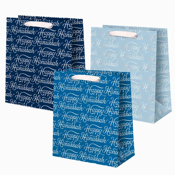 PPSW Happy Hanukkah Gift Bags Set -  - Party Supplies - Feliz Modern