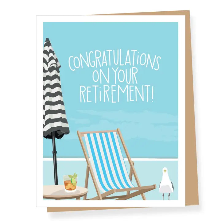 APT Congratulations on your Retirement Card - - Cards - Feliz Modern