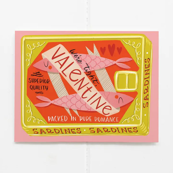 OEAC Sardine Valentine - - Cards - Feliz Modern