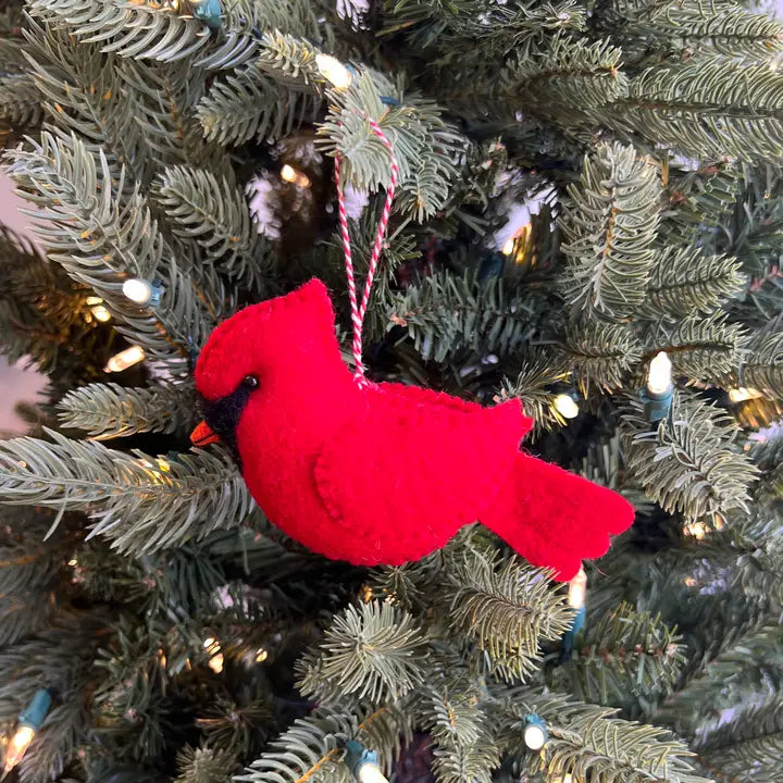 OFO Cardinal Felt Ornament -  - Christmas - Feliz Modern