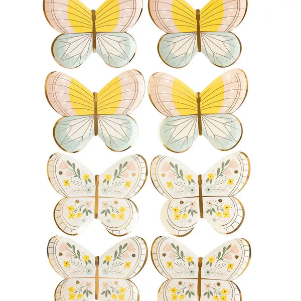 MMEY Butterfly Plates - - Party Supplies - Feliz Modern