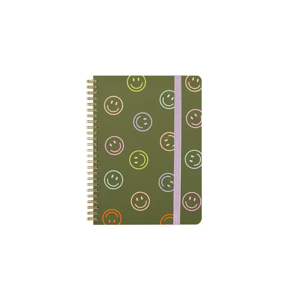 TOT Green Smiley Mini Gratitude Journal - - Office & Stationery - Feliz Modern