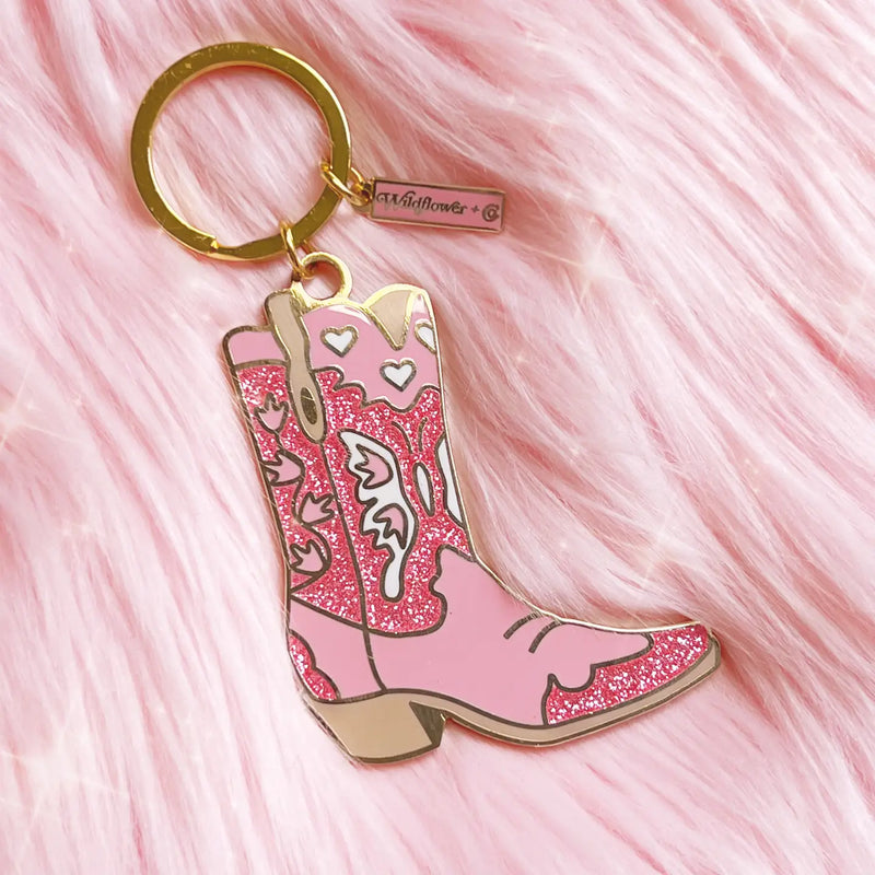 WFLW Cowgirl Boot Keychain -  - Keychains - Feliz Modern