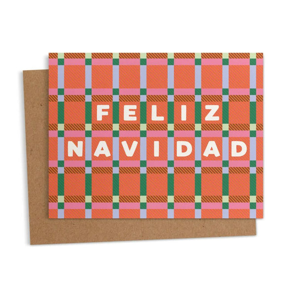 AAPK Feliz Navidad Plaid Cards Box Set - - Cards - Feliz Modern