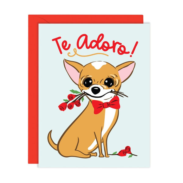 LLP Te Adoro Chihuahua Card - - Cards - Feliz Modern