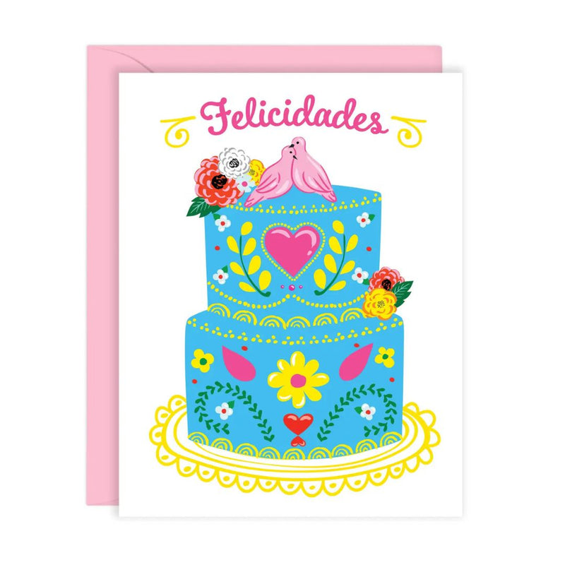 LLP Felicidades Wedding Card - - Cards - Feliz Modern