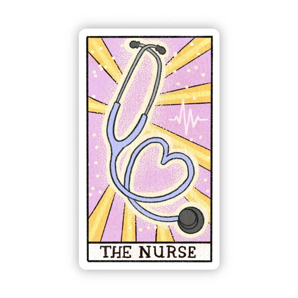 BMD The Nurse Tarot Card Sticker - - Stickers - Feliz Modern