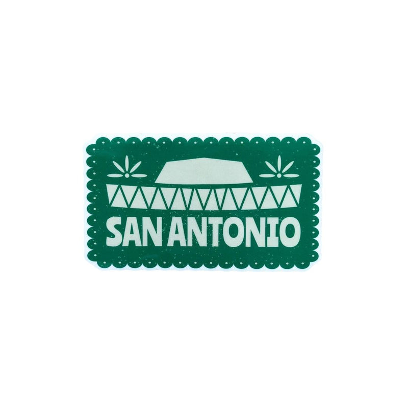 TSBX Papel Picado Green San Antonio Sticker -  - Stickers - Feliz Modern