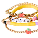 TAC Apples For The Teacher Bracelet Set -  - Bracelets - Feliz Modern