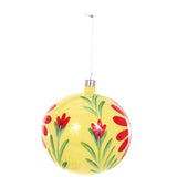 CFC Fiesta Flower Bauble Ornament - Yellow - Christmas - Feliz Modern