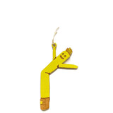 SNOM Air Dancer Ornament - Yellow - Christmas - Feliz Modern