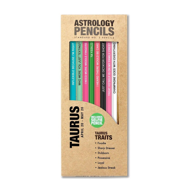 WKYR Zodiac Pencil Pack - Taurus - Candles - Feliz Modern