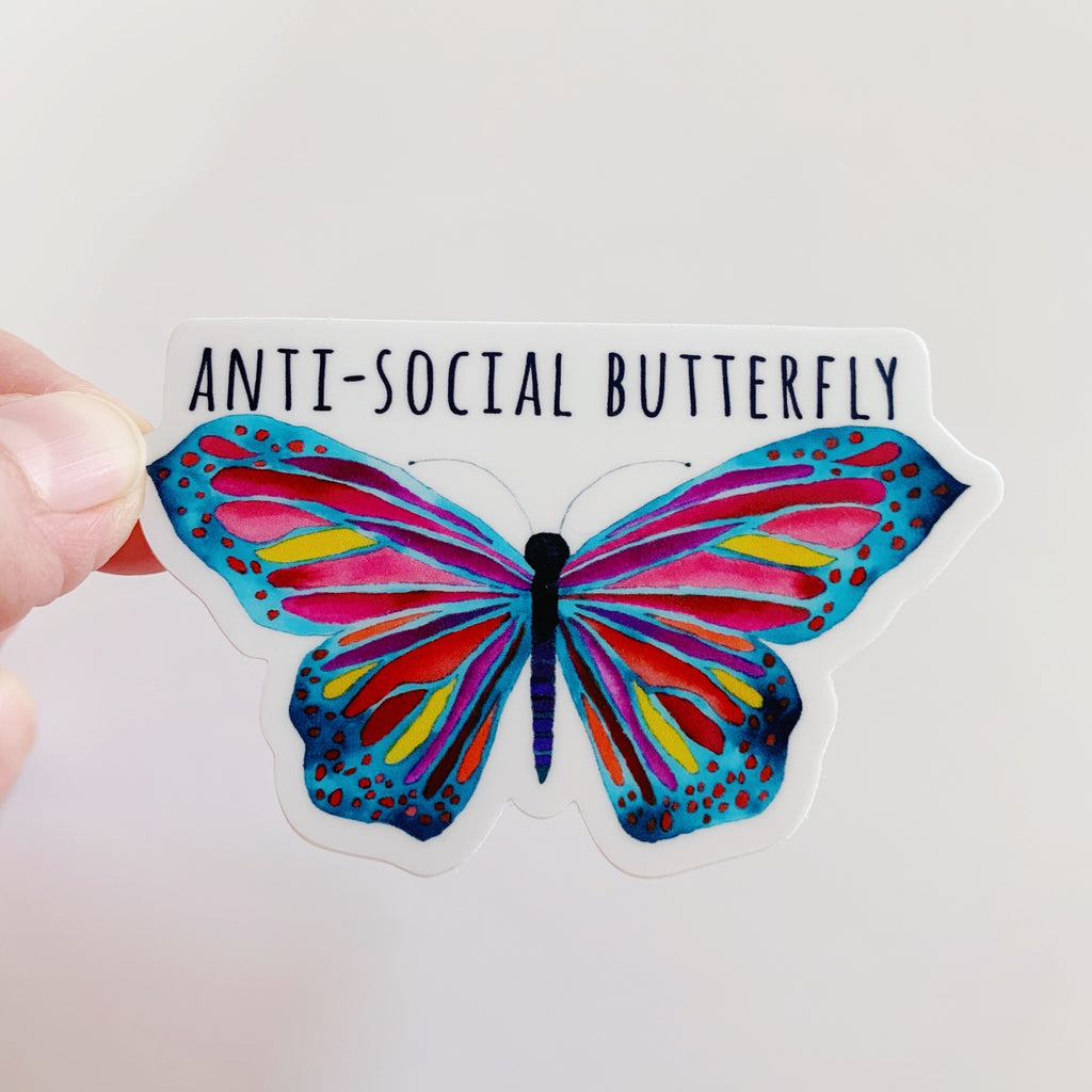 Gift Sticker : I Am Closed Today For Introvert Art Social