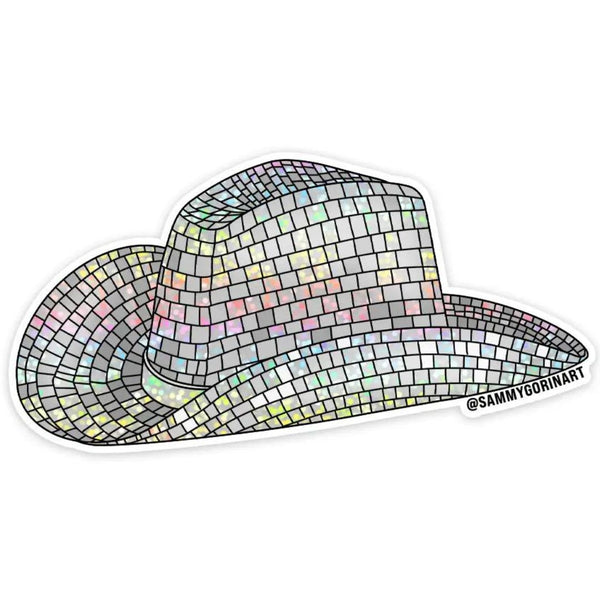 SAGO Disco Cowboy Hat Sticker -  - Stickers - Feliz Modern