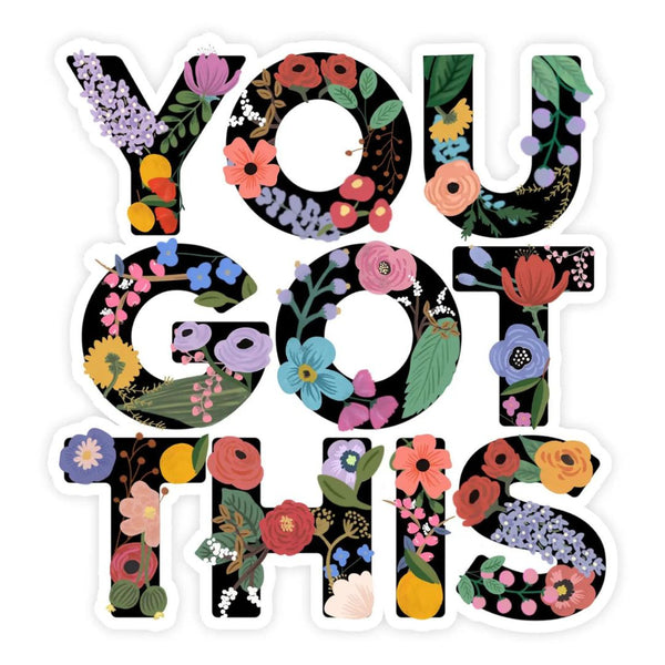 SPTRM You Got This Floral Sticker -  - Stickers - Feliz Modern